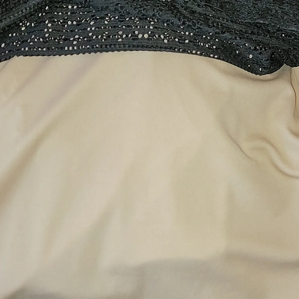 Style and Co. Black sleeveless Maxi overlay dress fully lined XL NWT - Picture 6 of 11
